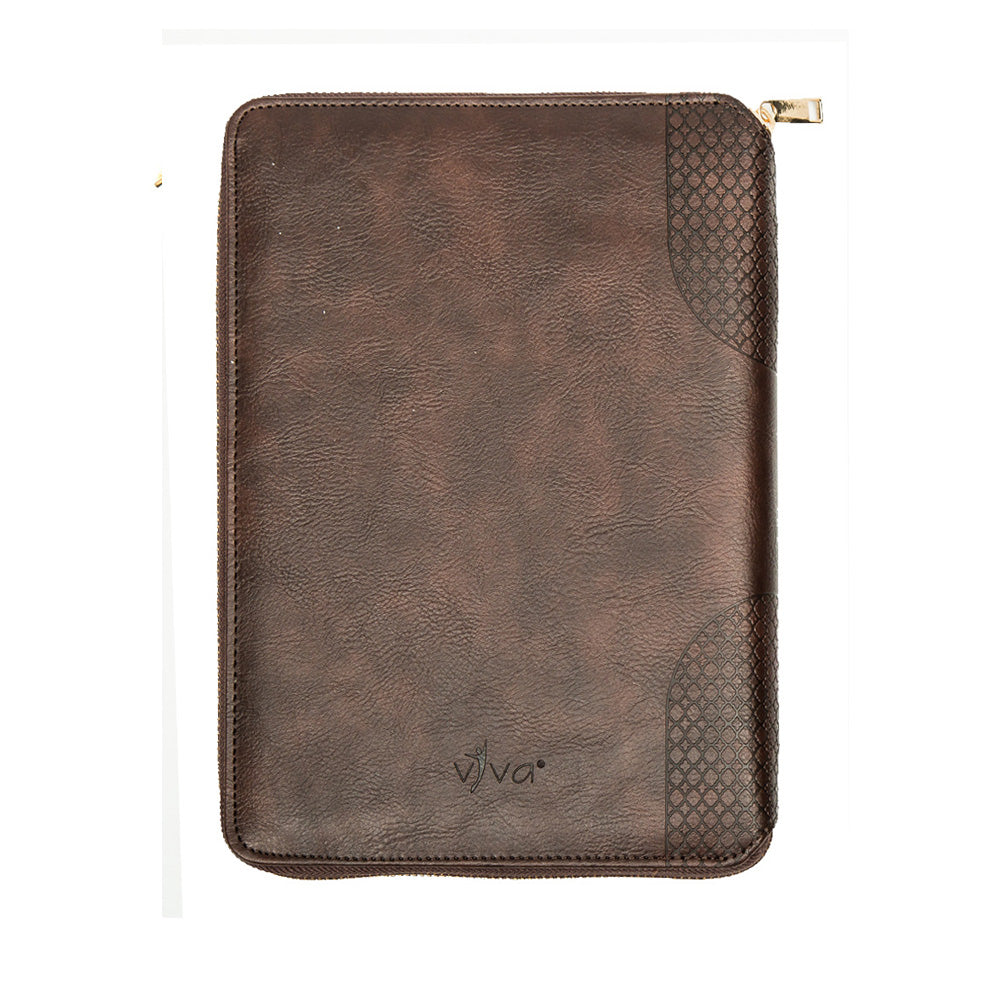 Personalised Sterling Organizer Ring Binder Notebook with Water Resistant Cover & Secure Zipper - (Free Name Personalisation) - No COD