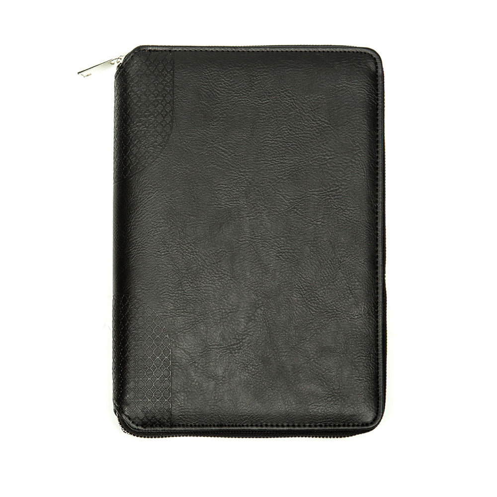 Personalised Sterling Organizer Ring Binder Notebook with Water Resistant Cover & Secure Zipper - (Free Name Personalisation) - No COD