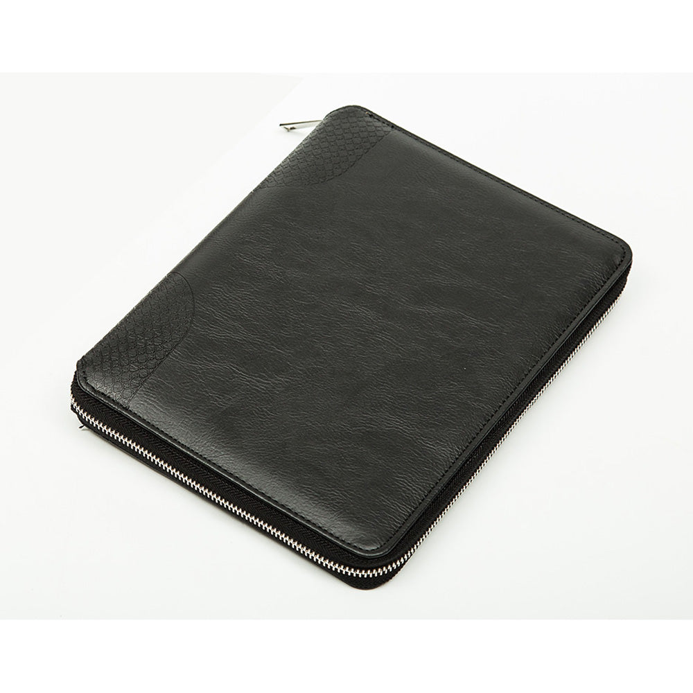 Personalised Sterling Organizer Ring Binder Notebook with Water Resistant Cover & Secure Zipper - (Free Name Personalisation) - No COD