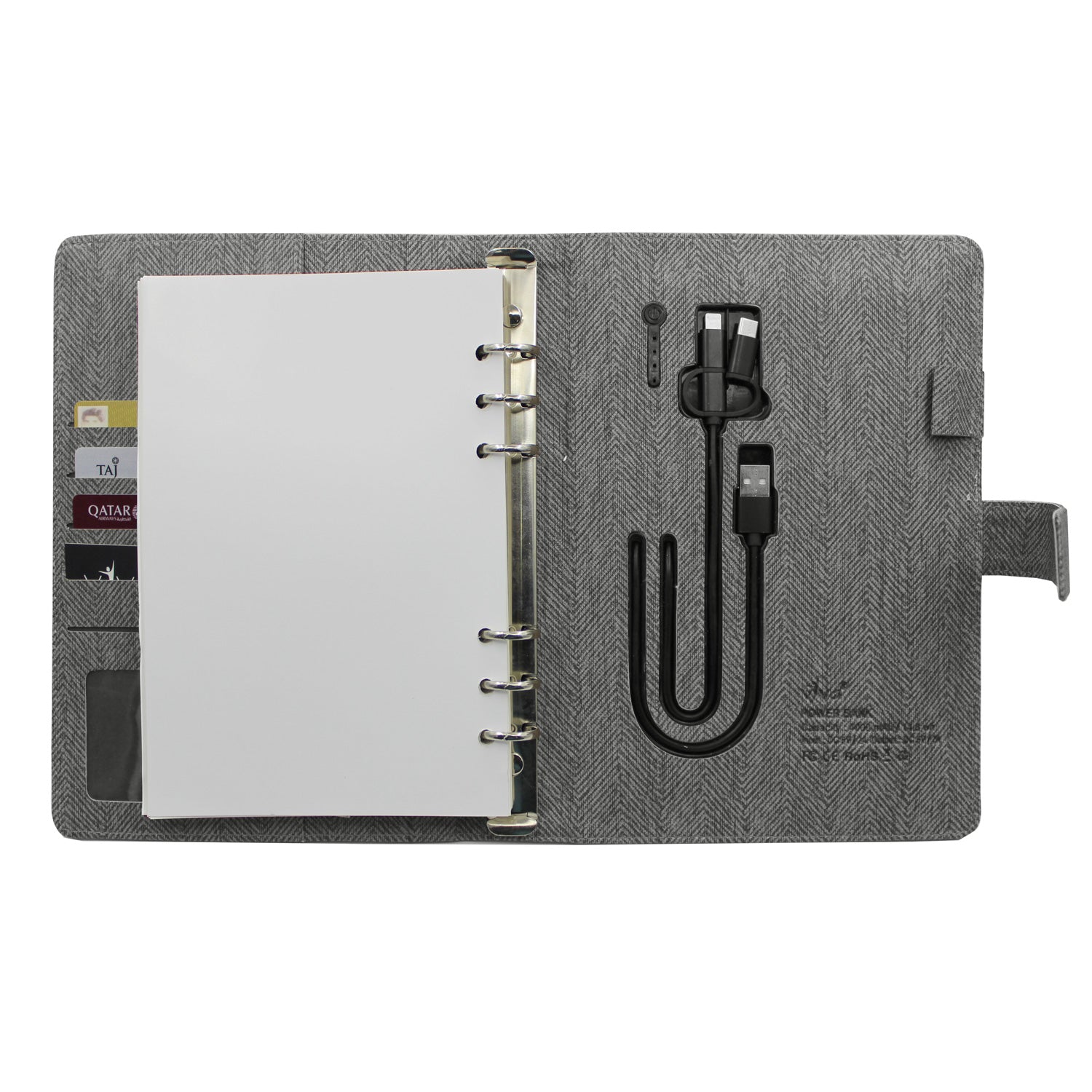Charge - Smart Charging 4000 mAh Powerbank Notebook with 32 GB Pendrive - (Free Name Personalisation) - No COD