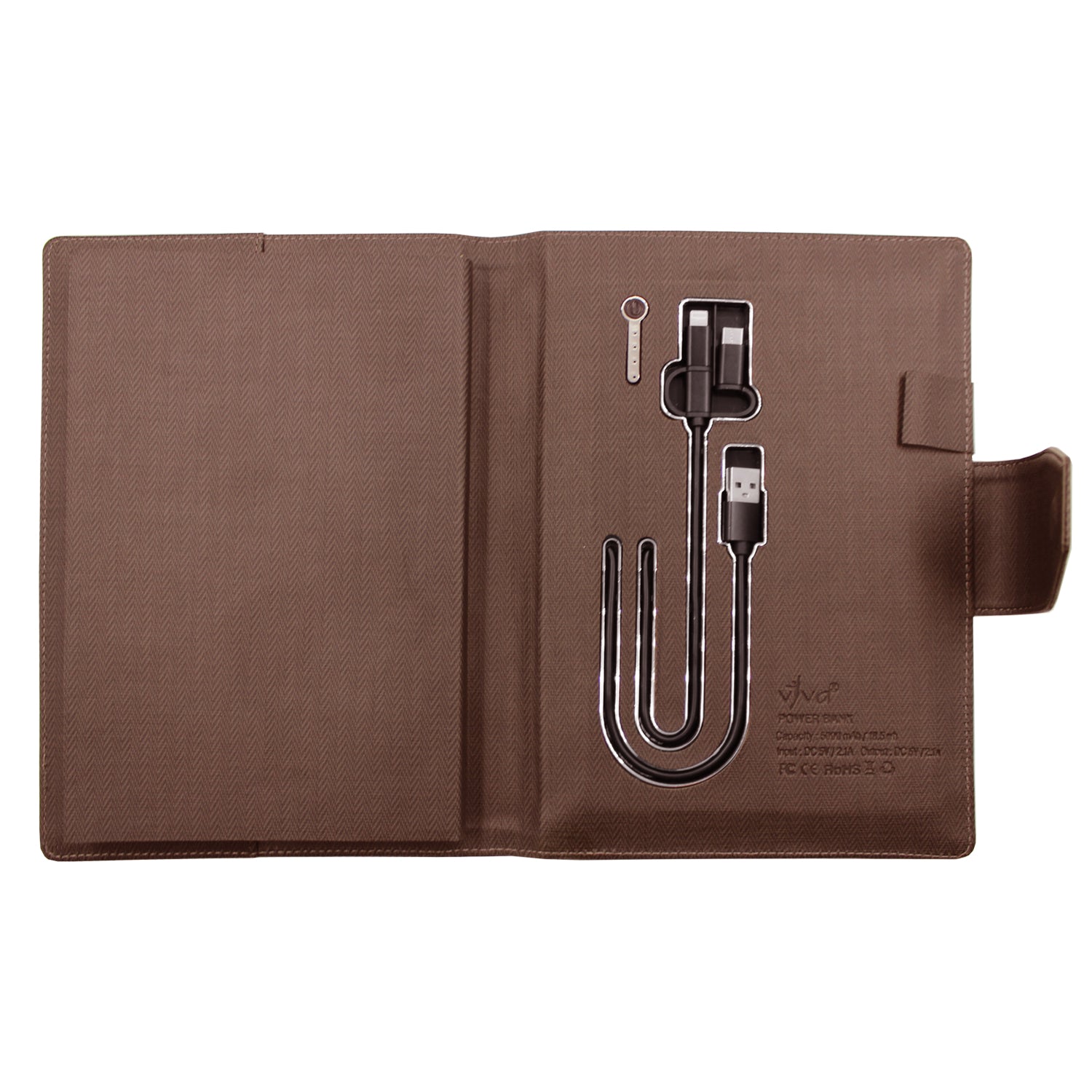 Personalised Ergon - Smart Charging 5000 mAh Powerbank Notebook - (Free Name Personalisation) - No COD