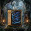 Abyssal Gaze – Icy Turtle Eye Blue 3D Embossed Vintage Leather Journal Notebook with Golden Diamond Ball Pen (Limited Edition)