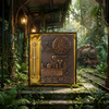 ChronoSoul – Time Machine Red Copper 3D Embossed Vintage Leather Journal Notebook with Golden Diamond Ball Pen (Limited Edition)