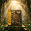 Eternal Radiance – Sun Tree 3D Embossed Vintage Leather Journal Notebook with Golden Diamond Ball Pen (Limited Edition)