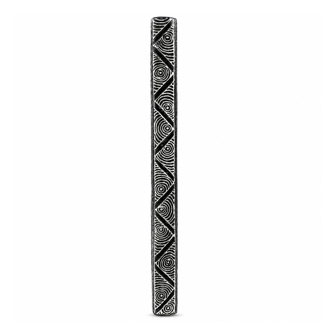 ChronoSoul – Time Machine Silver 3D Embossed Vintage Leather Journal Notebook (Limited Edition)