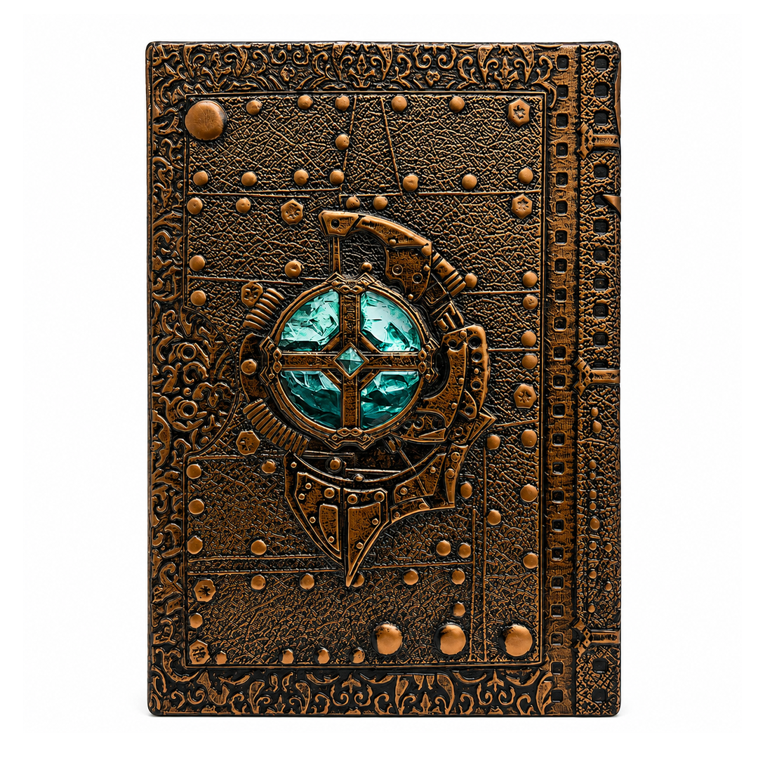 Pirates Red Copper Eternal Guardian – Knight’s Legacy 3D Embossed Vintage Leather Journal Notebook with (Limited Edition)