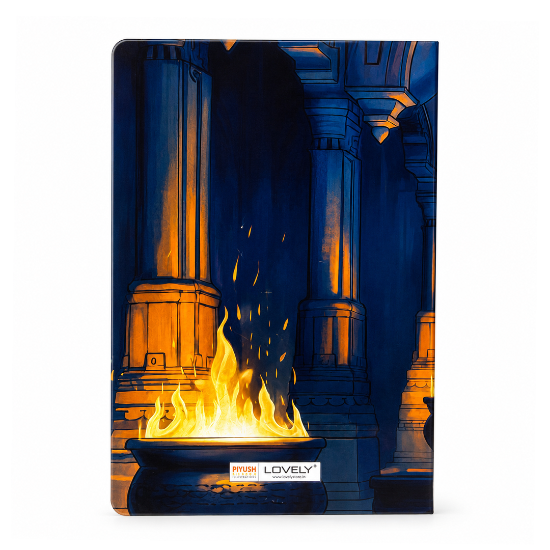 Ganpati Bappa UV Printed 3D Embossed Illustrated Journal Notebook (Limited Edition)