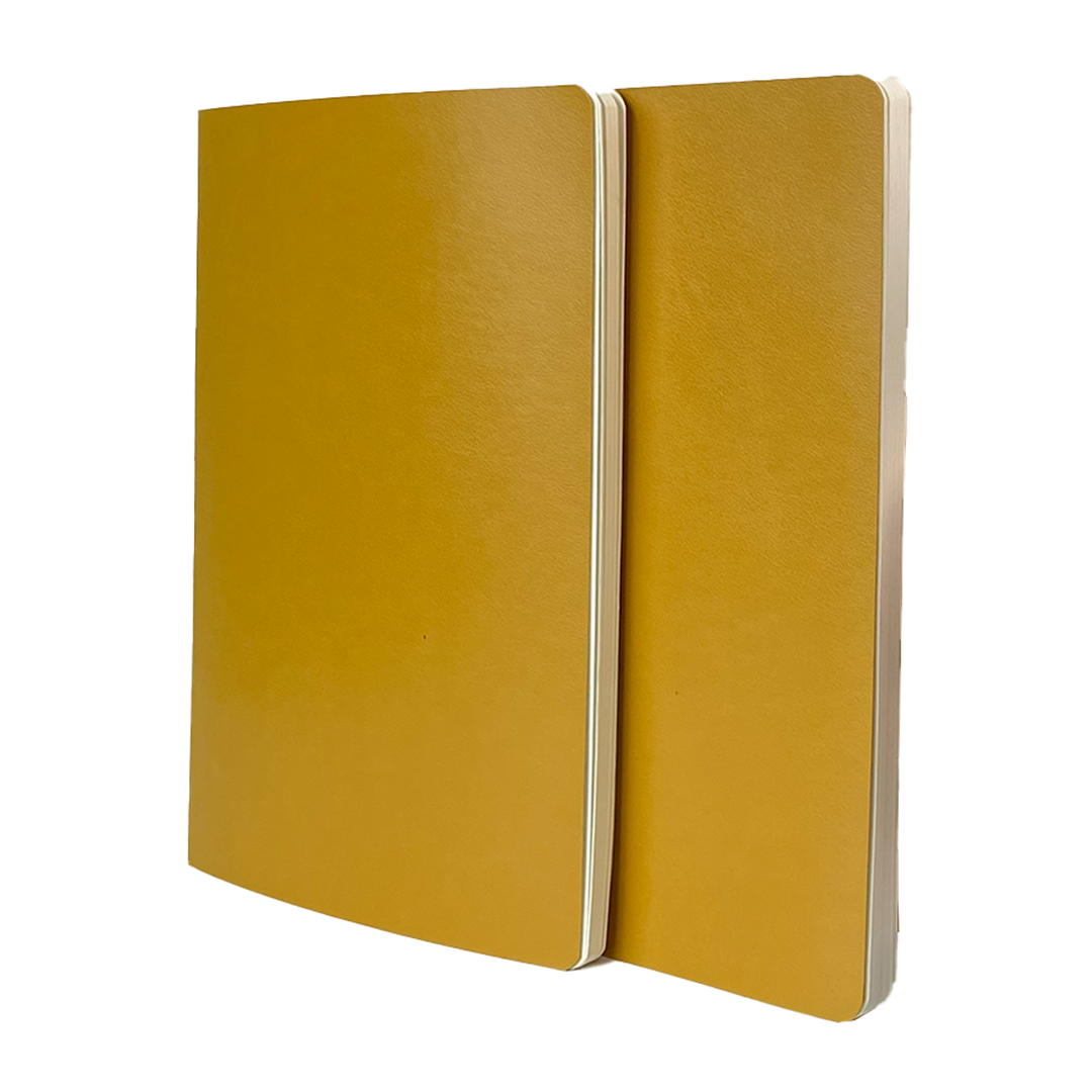 Next Gen - Smart Wireless Charging 8000 mAh Powerbank Notebook with 16 GB Pendrive - (Free Name Personalisation) - Mustard Yellow