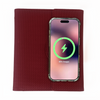 Sparq Smart – Wireless Charging Powerbank Ringbinder Notebook - Burgundy
