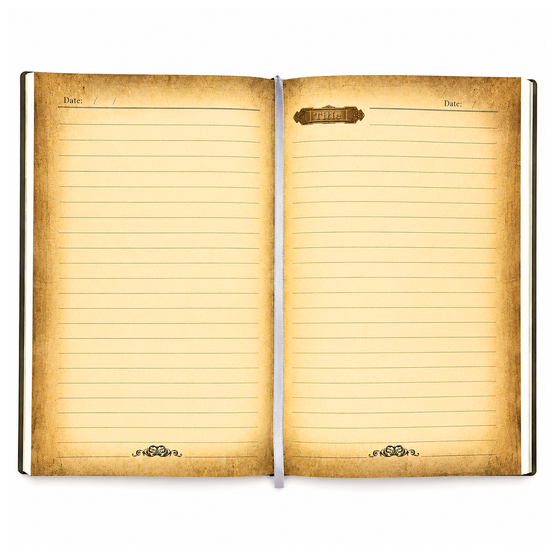 Colorful Queen Enchanted Masquerade 3D Embossed Vintage Leather Journal Notebook (Limited Edition)