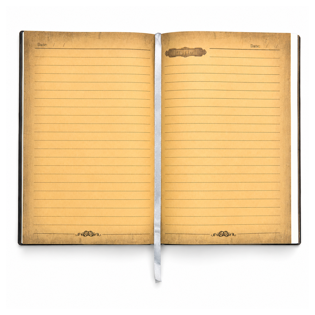 Radha Krishna Bronze 3D Embossed Vintage Leather Journal Notebook with (Limited Edition)