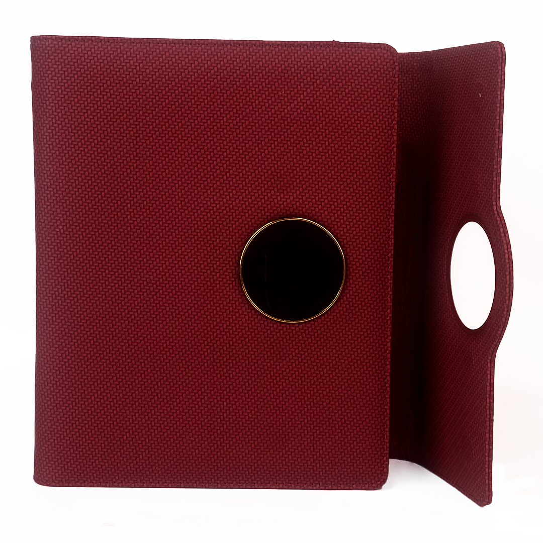 Sparq Smart – Wireless Charging Powerbank Ringbinder Notebook - Burgundy