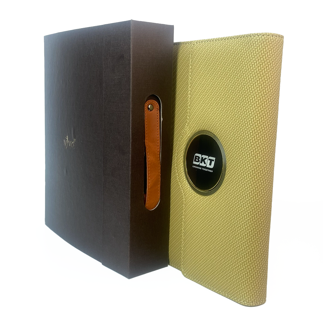 Sparq Smart – Wireless Charging Powerbank Ringbinder Notebook - Beige