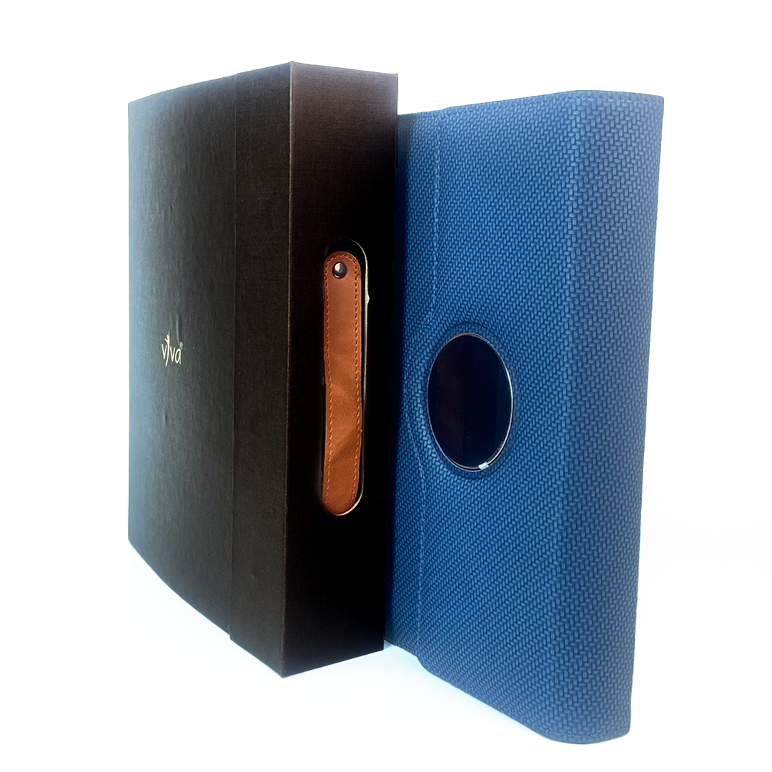 Sparq Smart – Wireless Charging Powerbank Ringbinder Notebook - Navy Blue