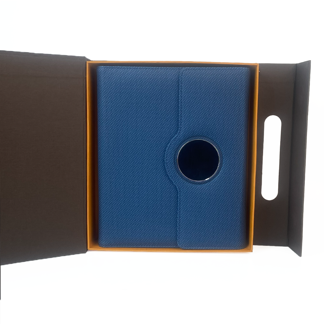 Sparq Smart – Wireless Charging Powerbank Ringbinder Notebook - Navy Blue