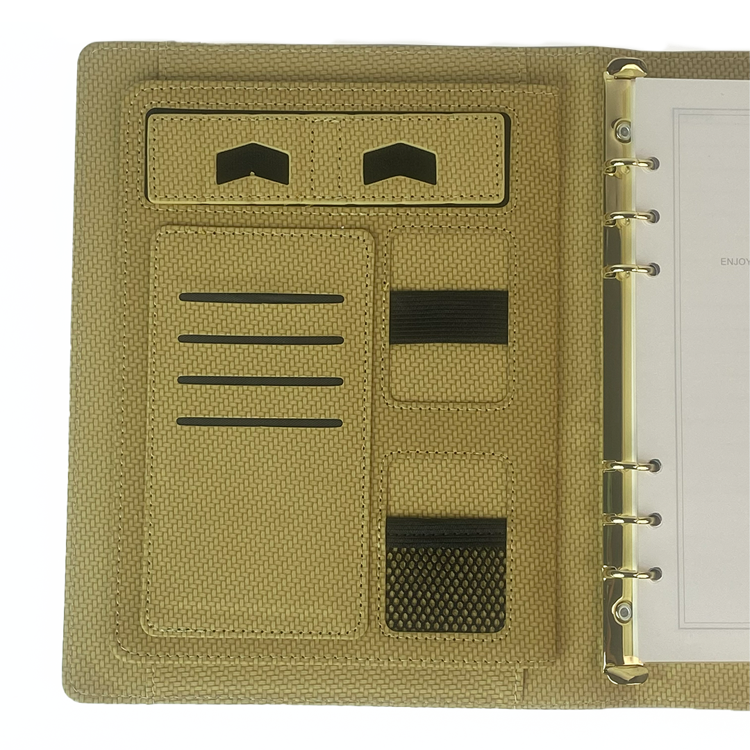 Sparq Smart – Wireless Charging Powerbank Ringbinder Notebook - Beige