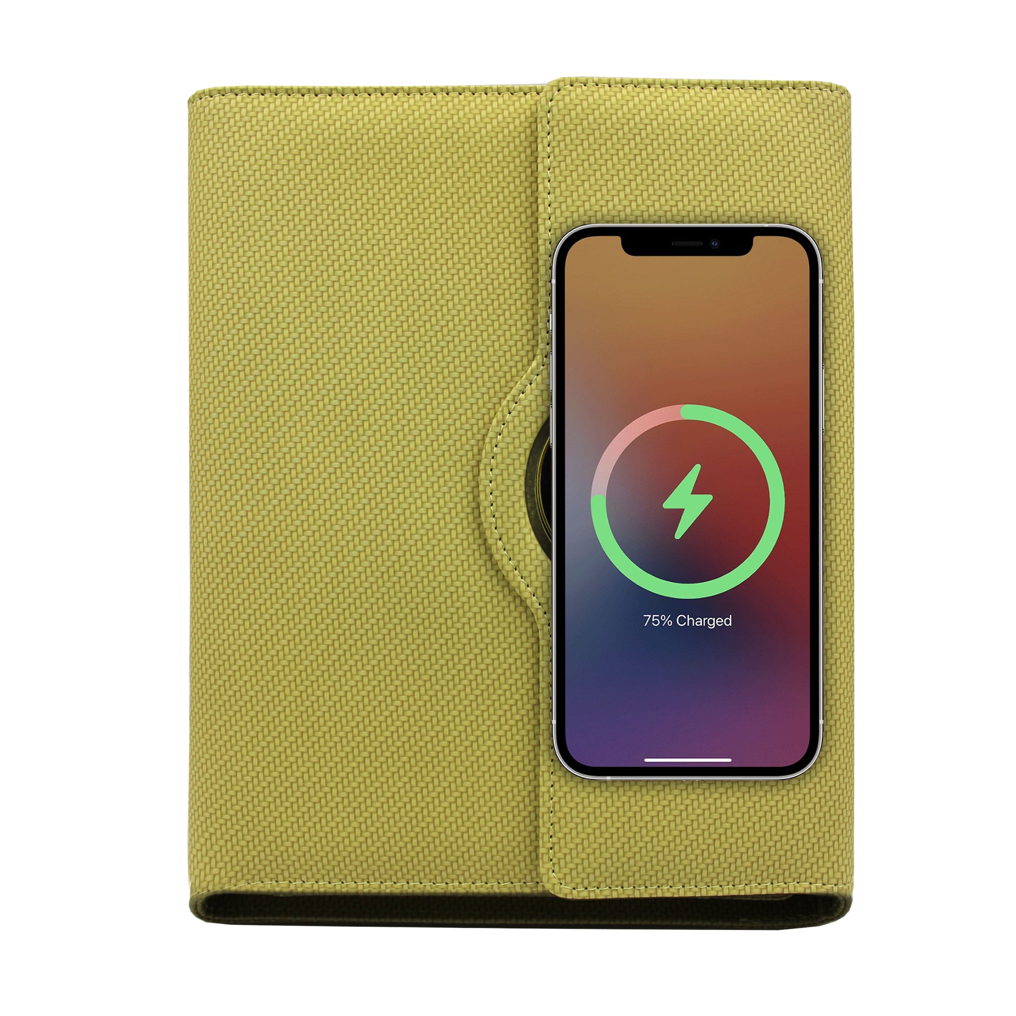 Sparq Smart – Wireless Charging Powerbank Ringbinder Notebook - Beige