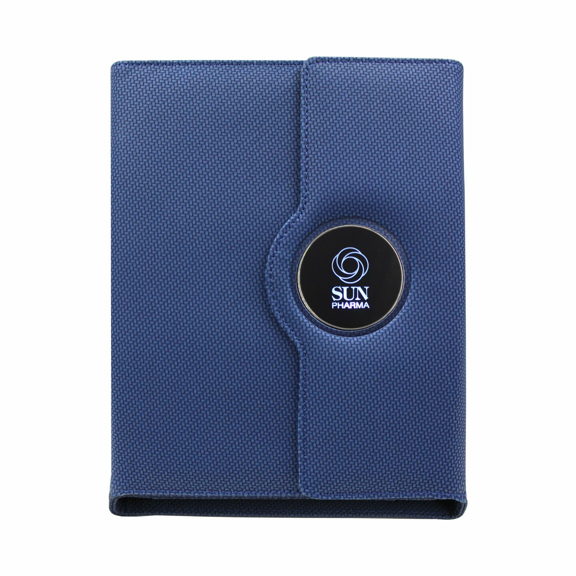 Sparq Smart Wireless Charging 8000 mAh Powerbank Notebook (Free Name Personalisation) - Navy Blue