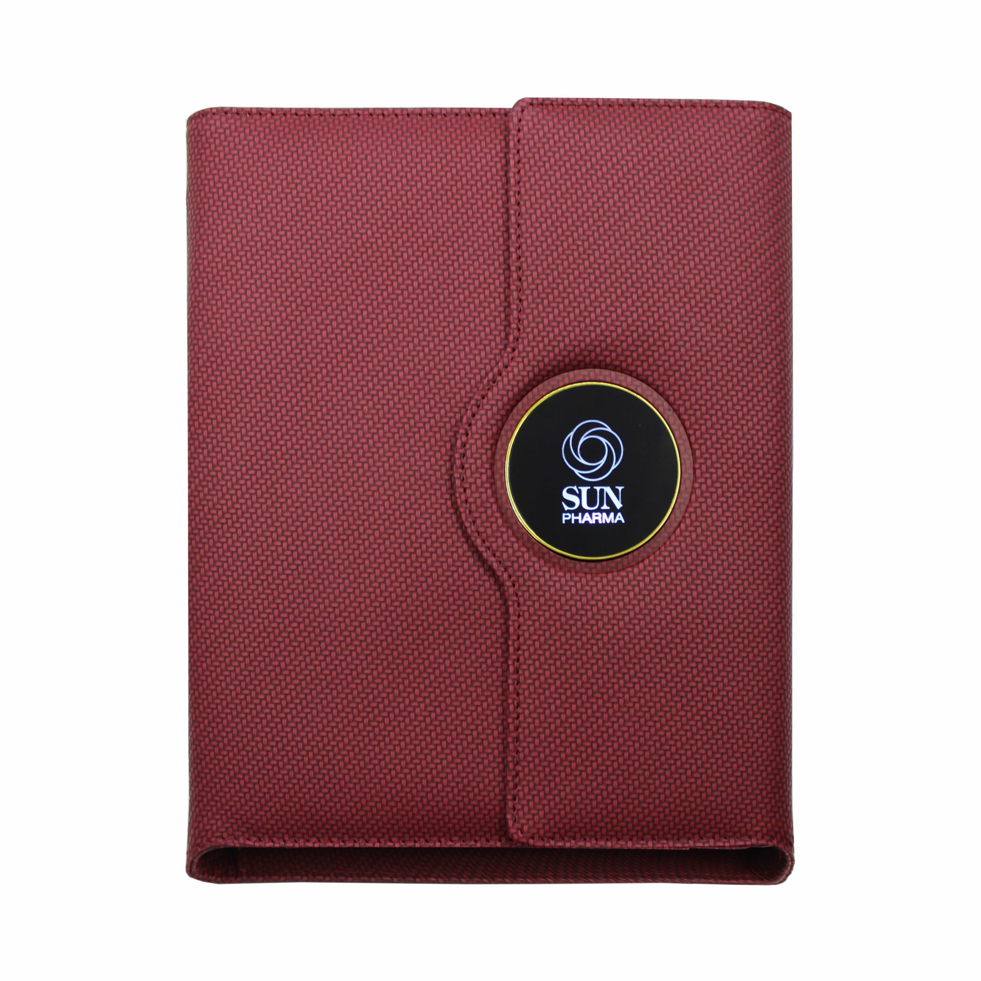 Sparq Smart Wireless Charging 8000 mAh Powerbank Notebook (Free Name Personalisation) - Burgundy