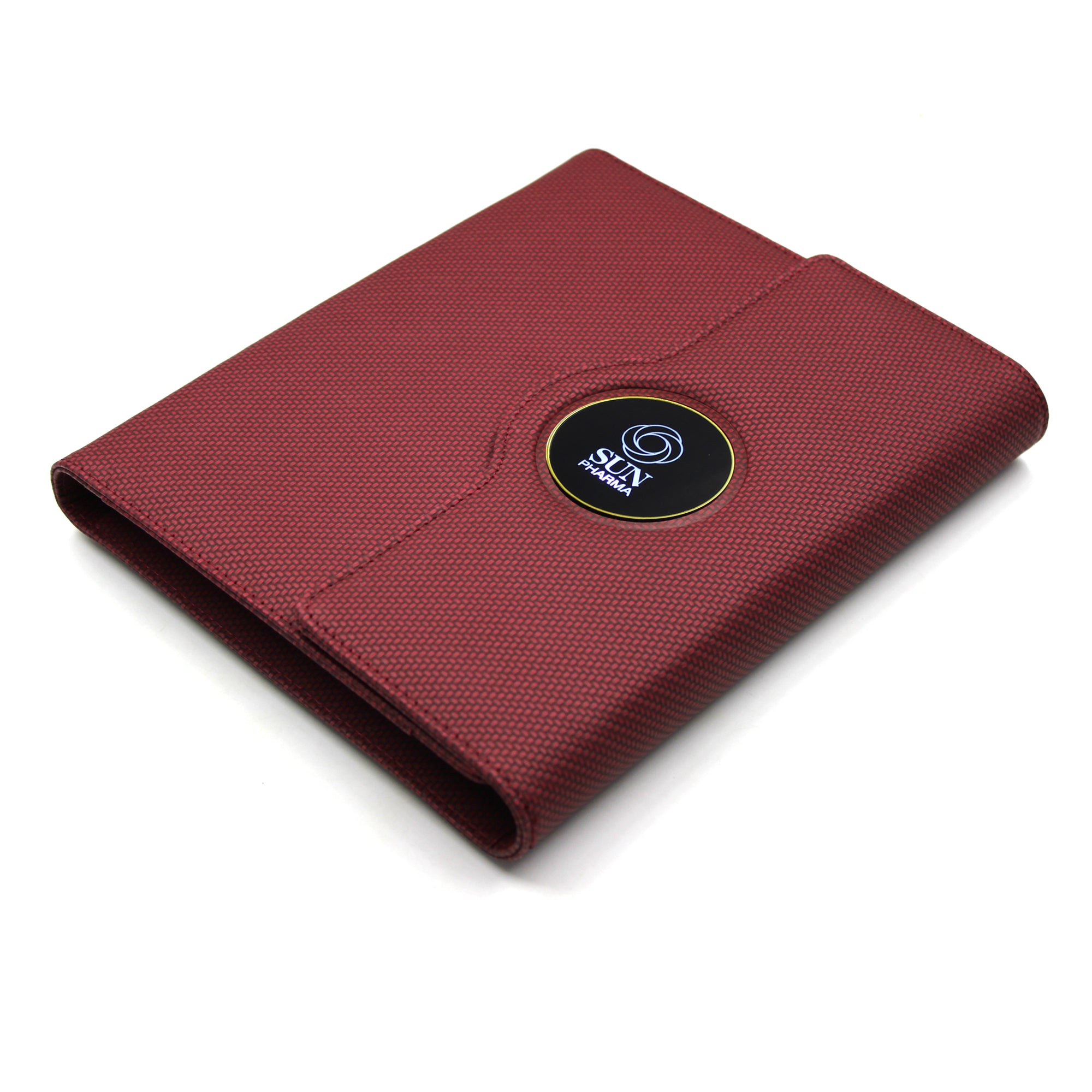 Sparq Smart Wireless Charging 8000 mAh Powerbank Notebook (Free Name Personalisation) - Burgundy