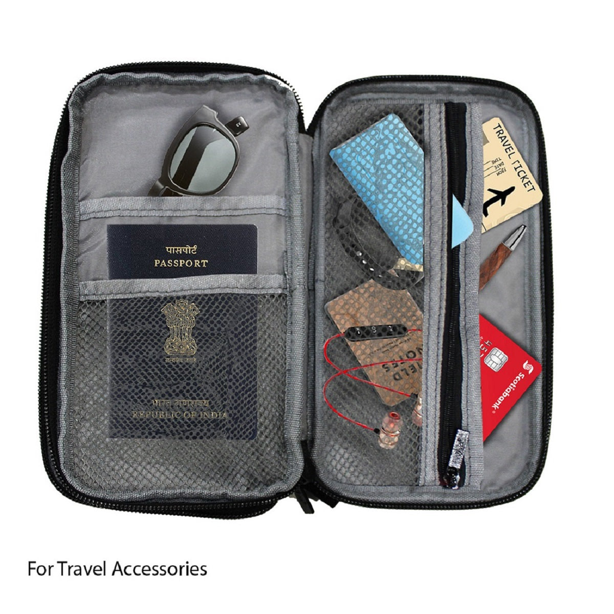 UT-1007 Oval Large Twin Rectangle Shape Utility Pouch