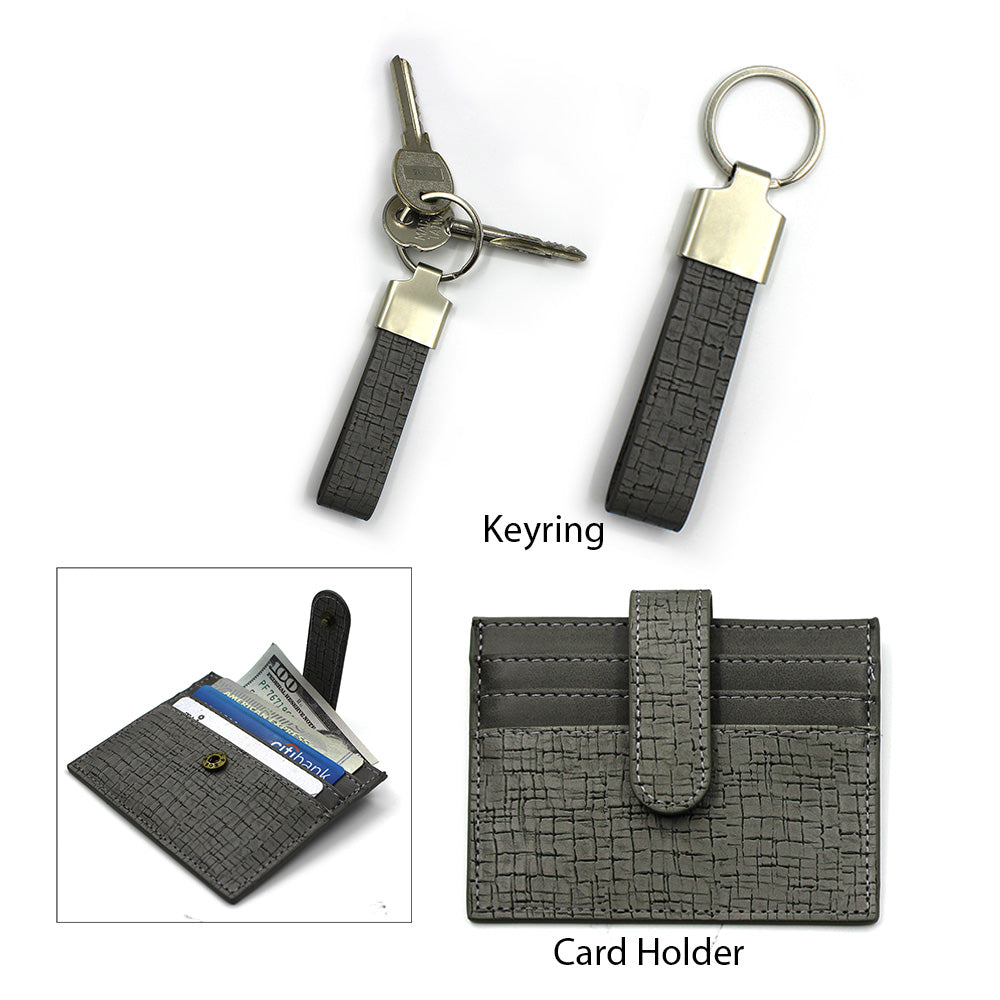 COMBO-CK 2 PC Gift Set (Card Holder + Keyring)