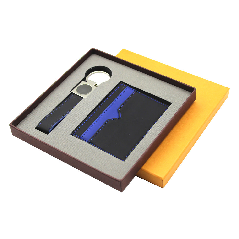 SPAZIO-CK 2 PC Gift Set (Card Holder + Keyring)
