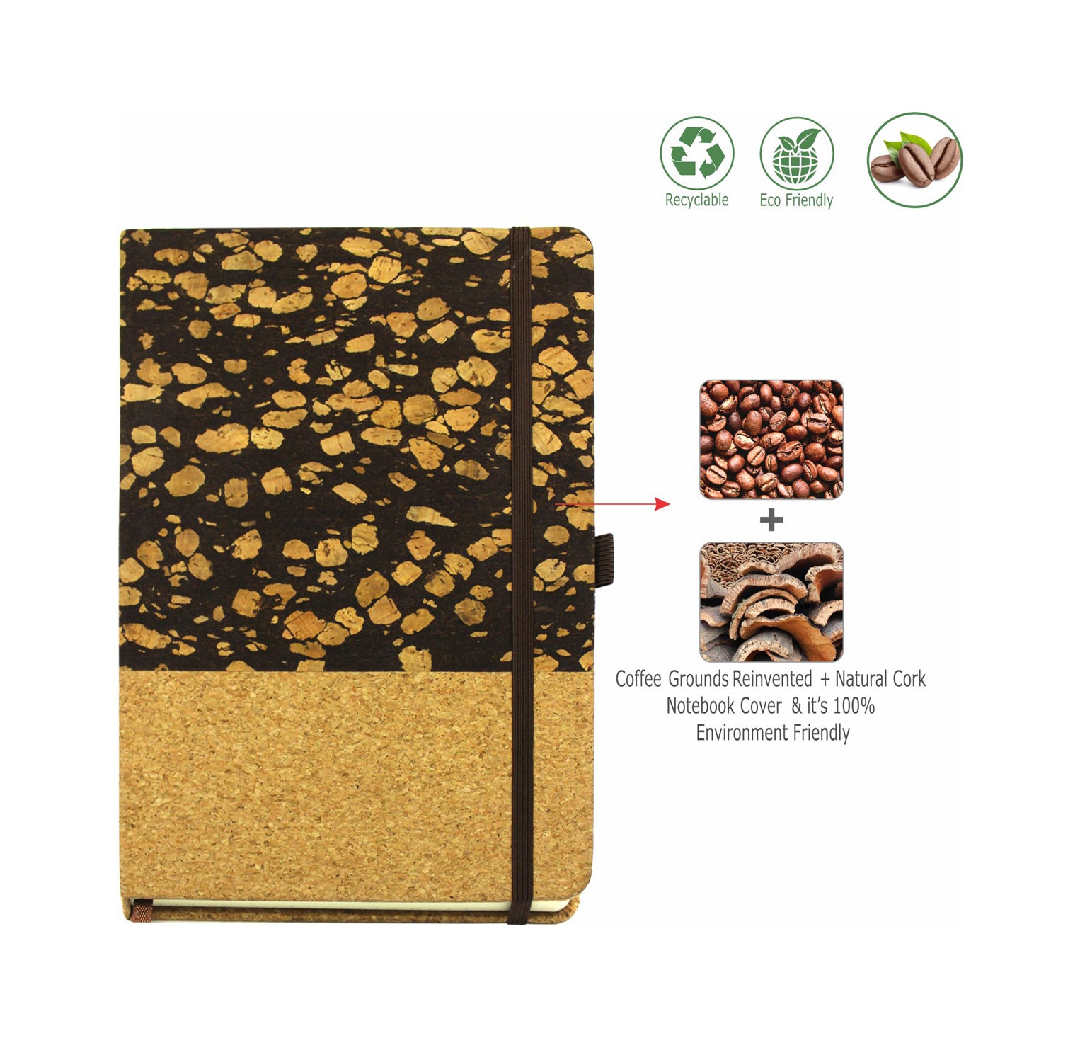 Breve Coffee Notebook & Espresso Coffee Pen (Gift Set)