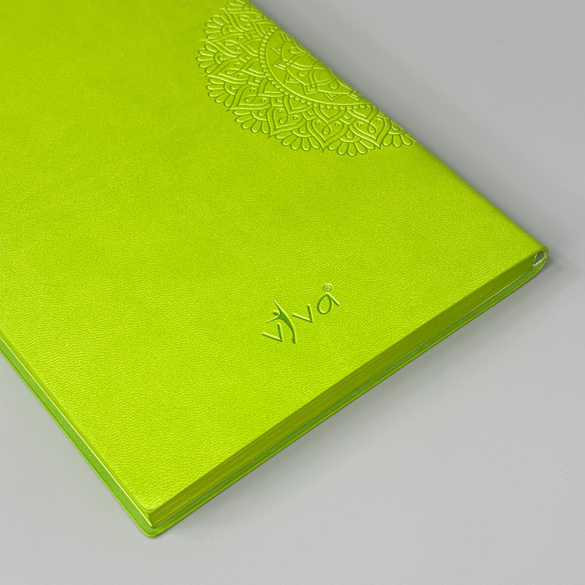 Mandala Design Leather A5 Journal Notebook - Premium Journal Notebook - Viva Diaries 