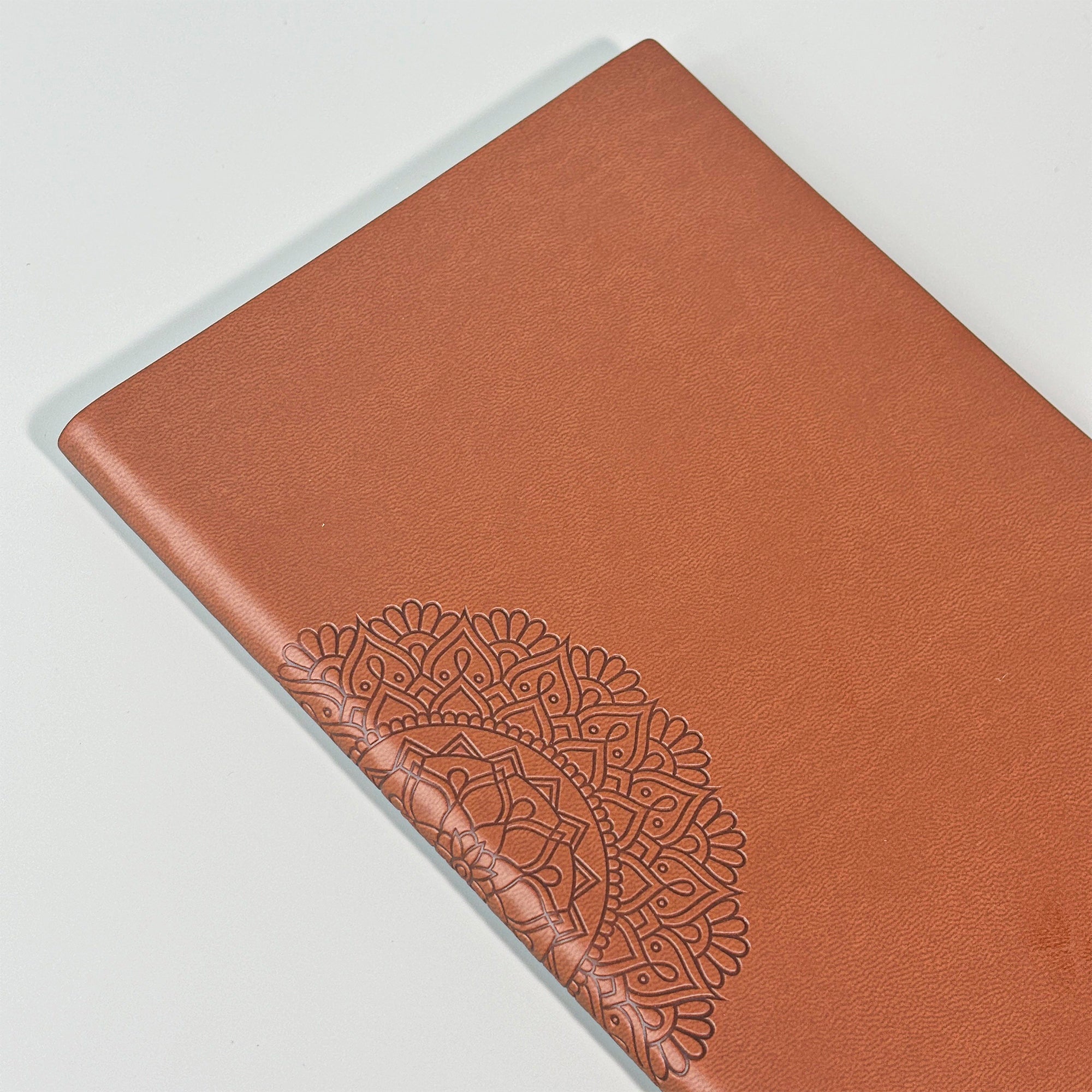 Mandala Design Leather A5 Journal Notebook - Premium Journal Notebook - Viva Diaries 