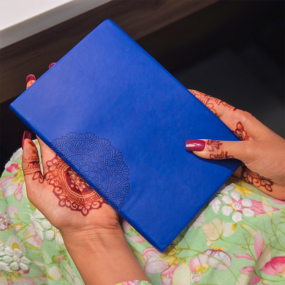 Mandala Design Leather A5 Journal Notebook - Premium Journal Notebook - Viva Diaries 