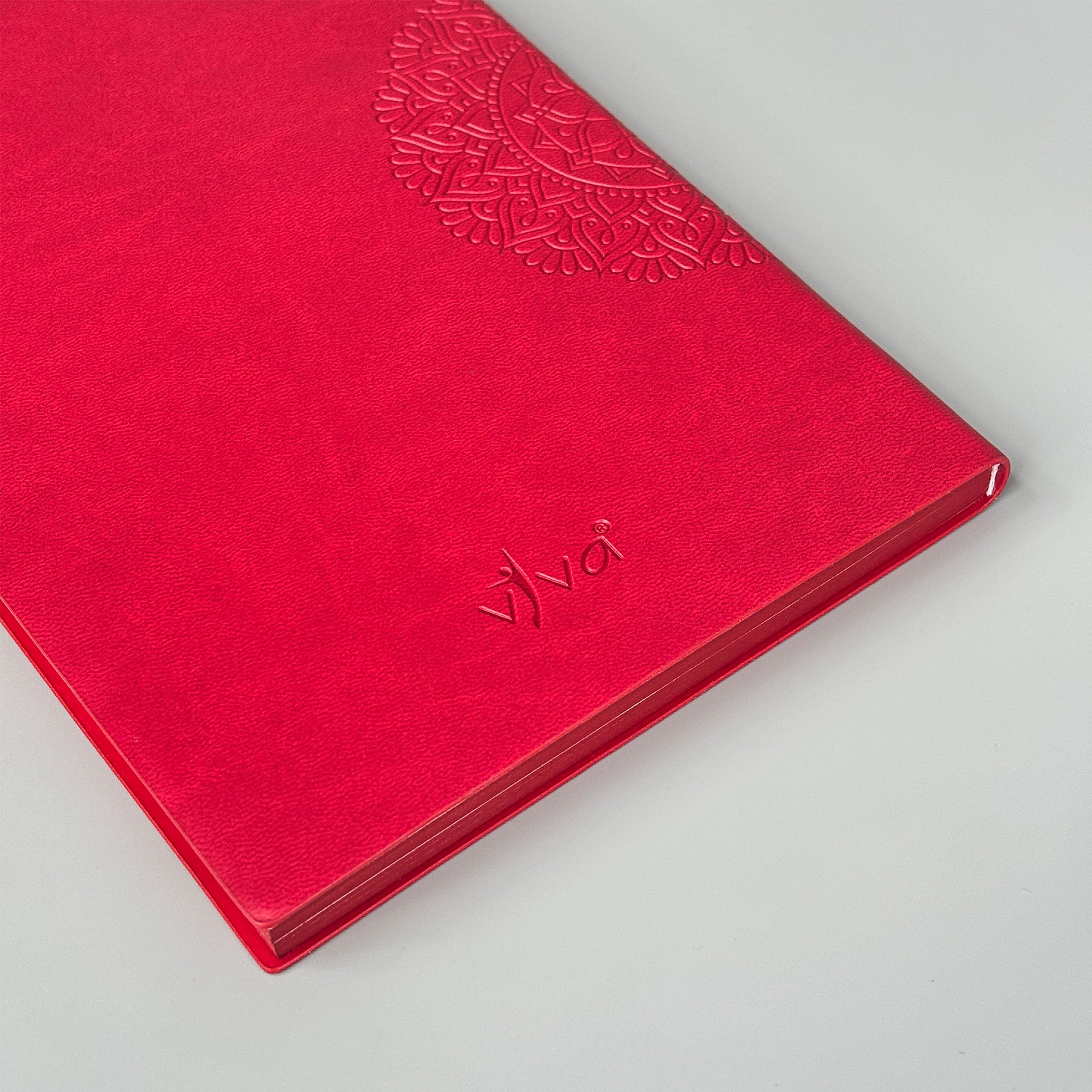 Mandala Design Leather A5 Journal Notebook - Premium Journal Notebook - Viva Diaries 