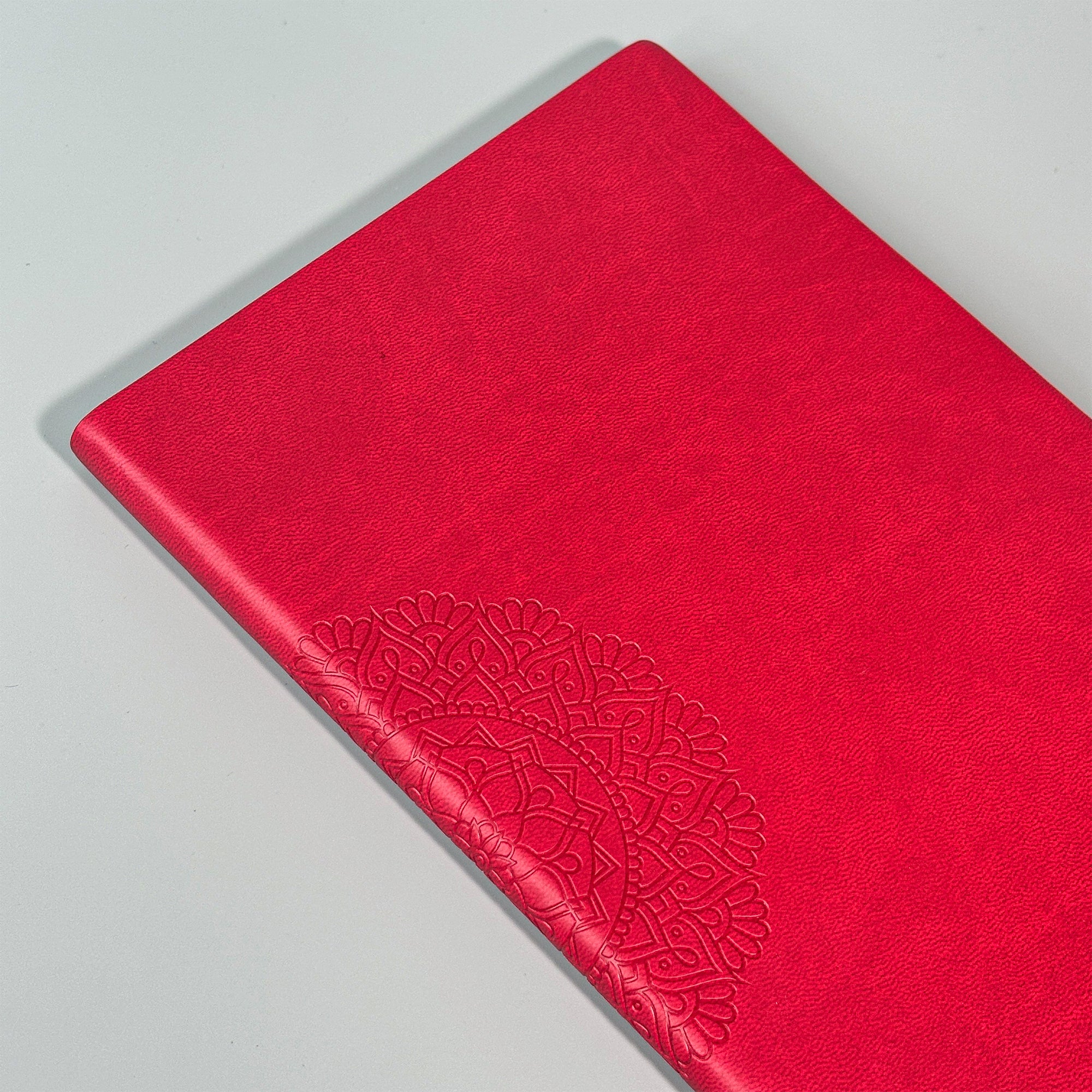 Mandala Design Leather A5 Journal Notebook - Premium Journal Notebook - Viva Diaries 