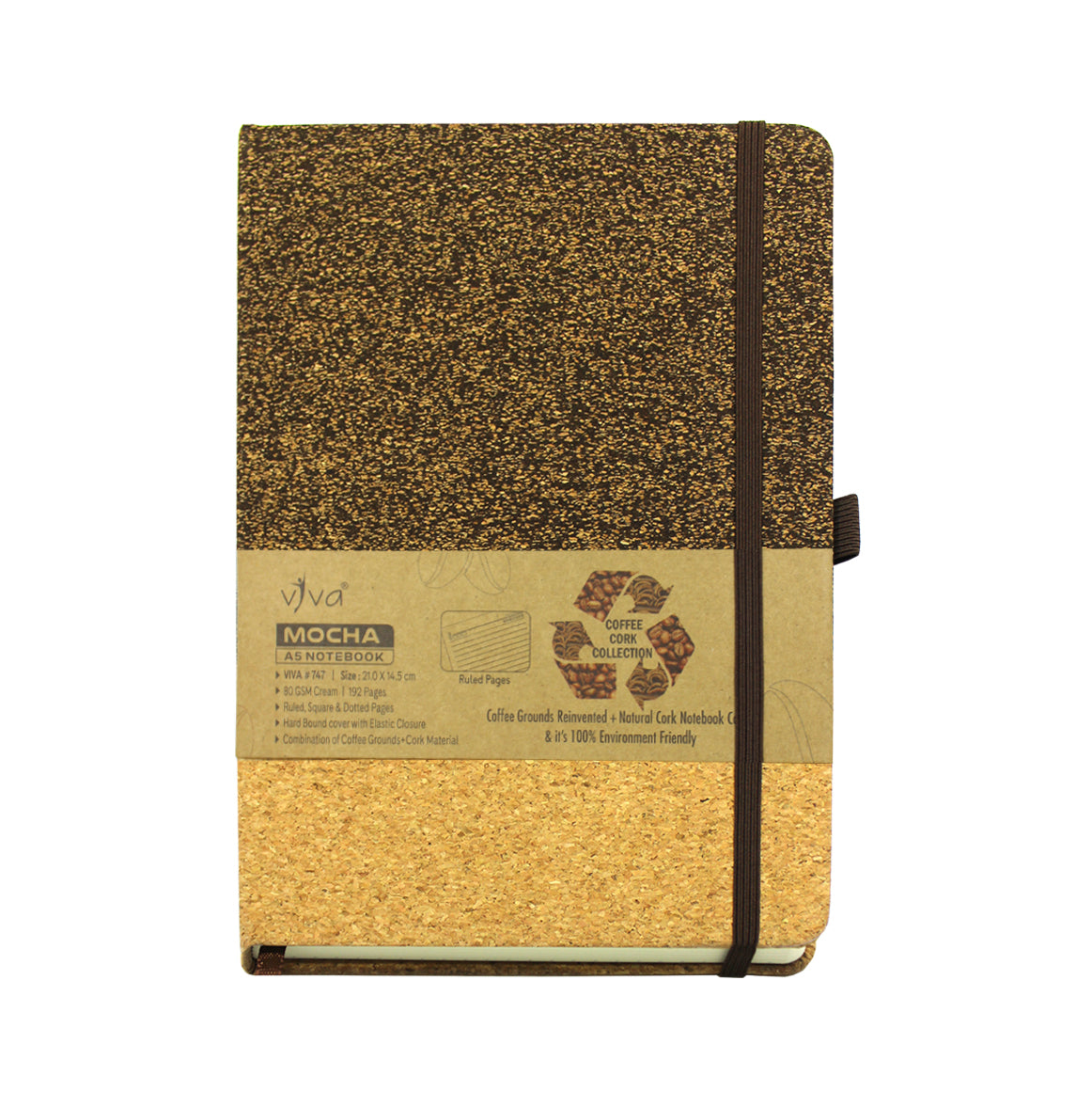 MOCHA Coffee Notebook - (COFFEE+CORK  COLLECTION)