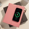 Sparq Smart Wireless Charging 8000 mAh Powerbank Notebook (Free Name Personalisation) - Pink