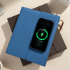 Sparq Smart Wireless Charging 8000 mAh Powerbank Notebook (Free Name Personalisation) - Navy Blue