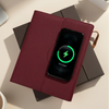 Sparq Smart Wireless Charging 8000 mAh Powerbank Notebook (Free Name Personalisation) - Burgundy