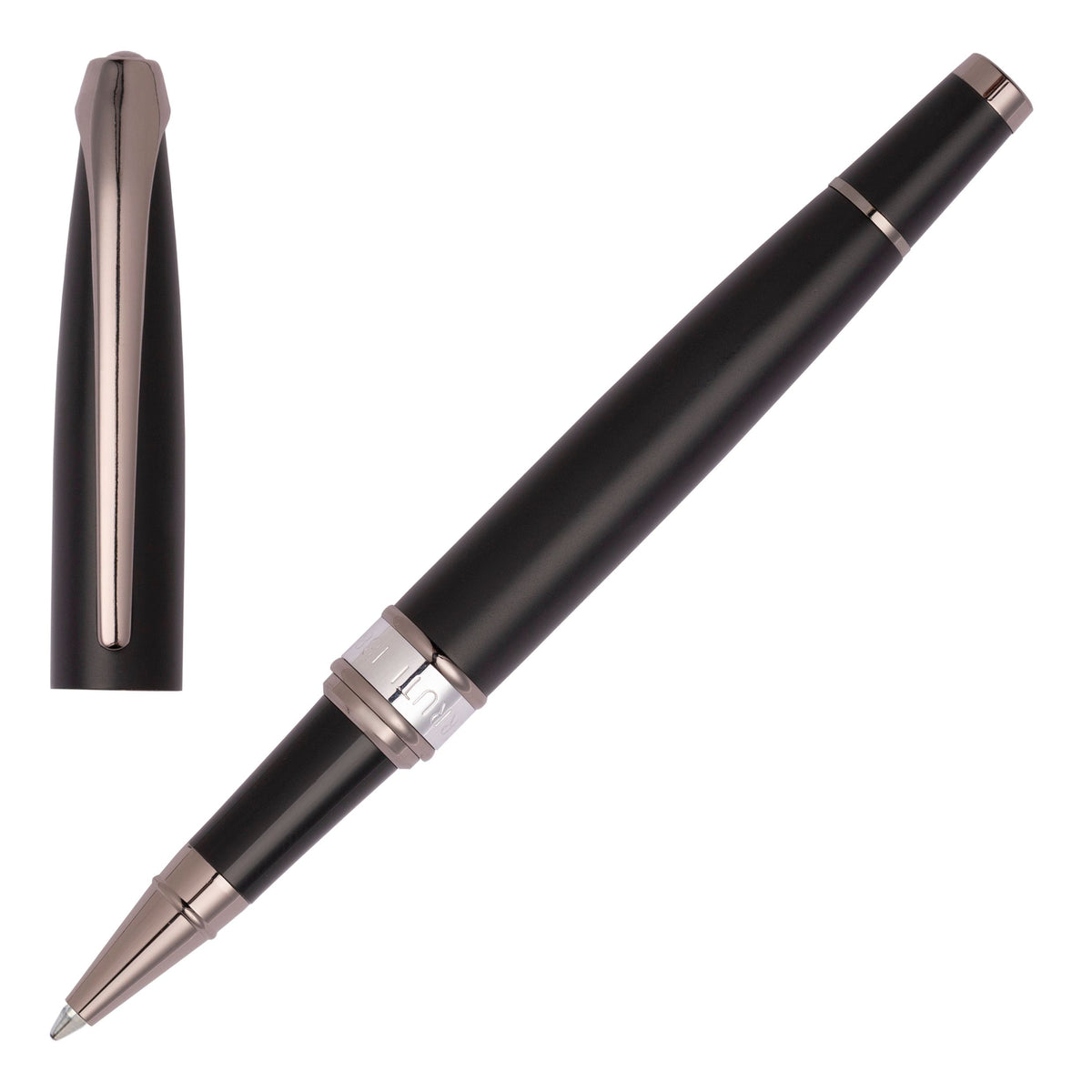 Abbey Matte Black Rollerball Pen | NSC2455A