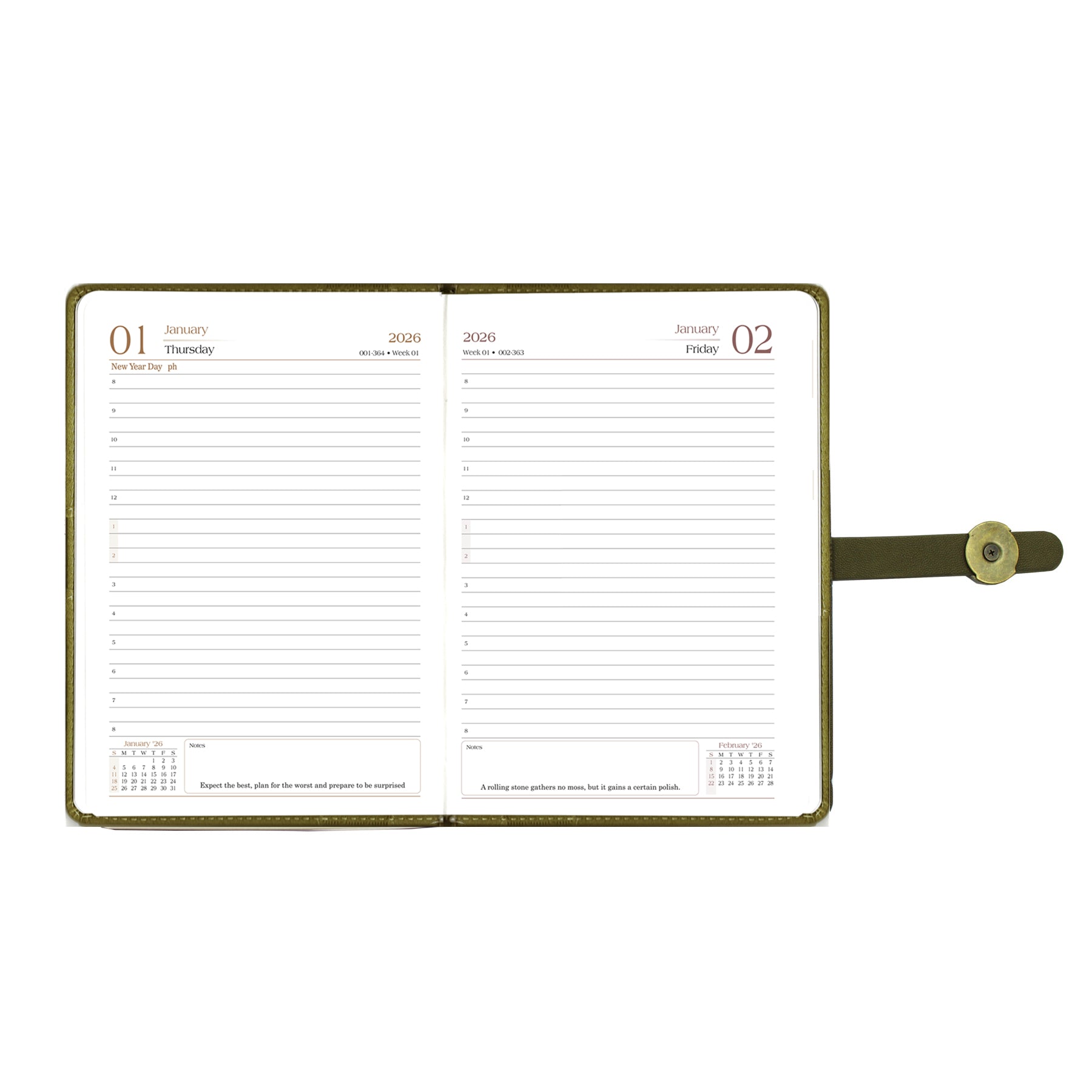 MOON - A5 DATED DIARY 2026