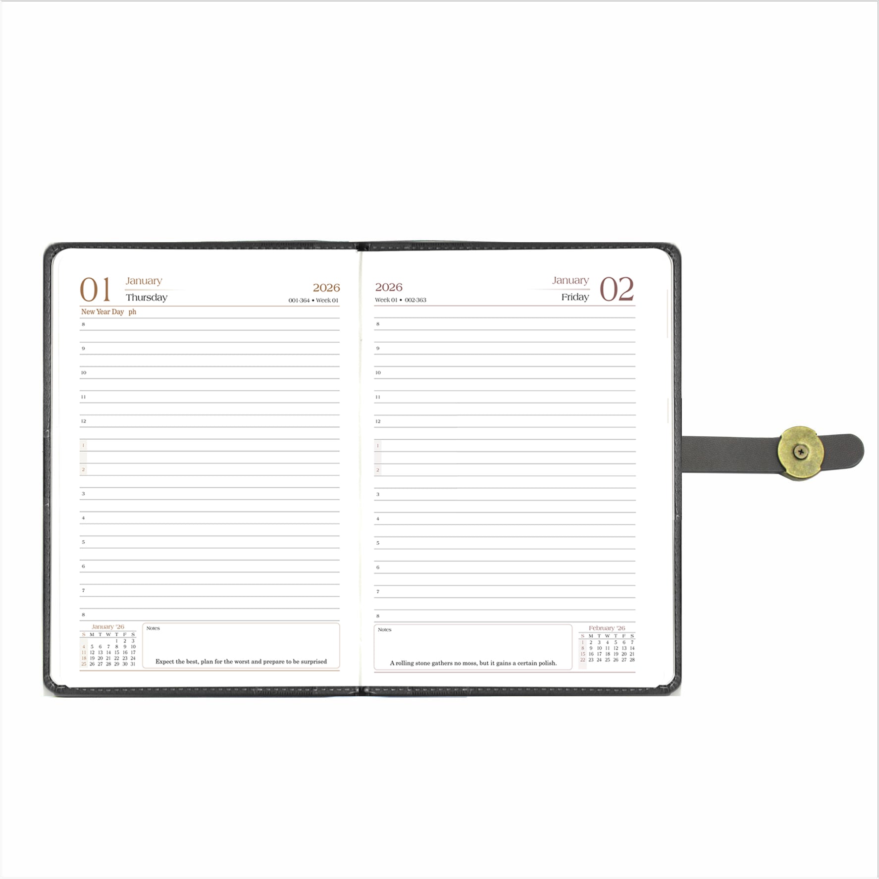 MOON - A5 DATED DIARY 2026