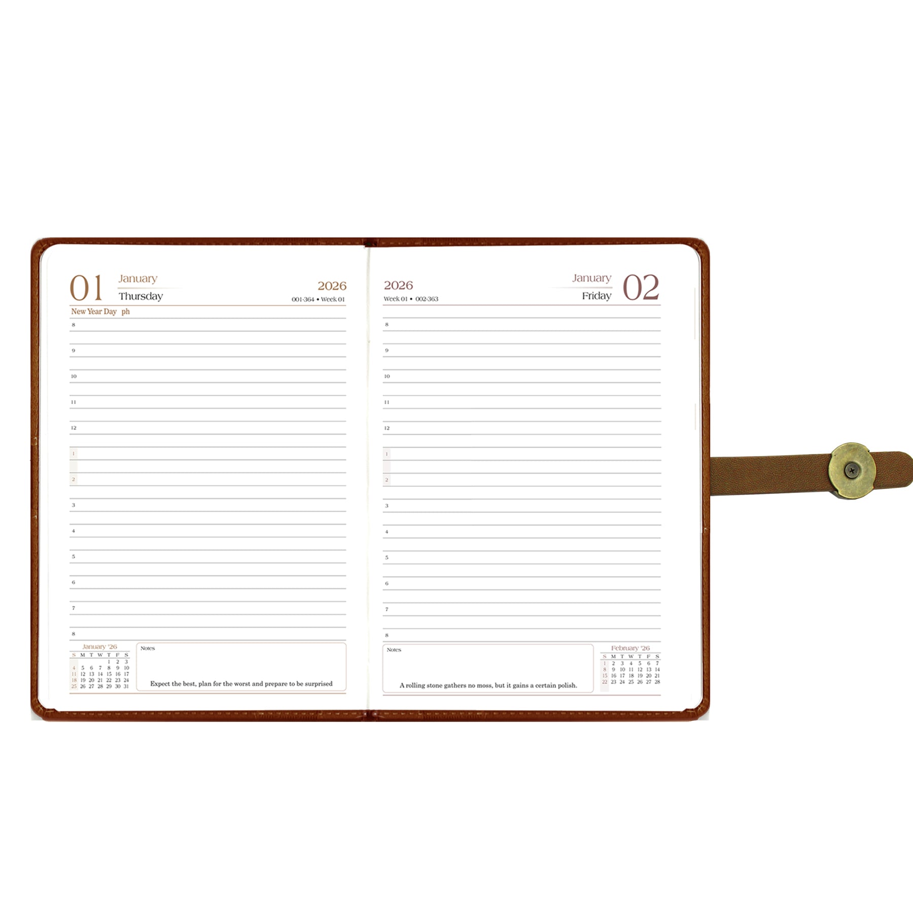 MOON - A5 DATED DIARY 2026