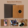 Sparq Smart Wireless Charging 8000 mAh Powerbank Notebook (Free Name Personalisation) - Tan