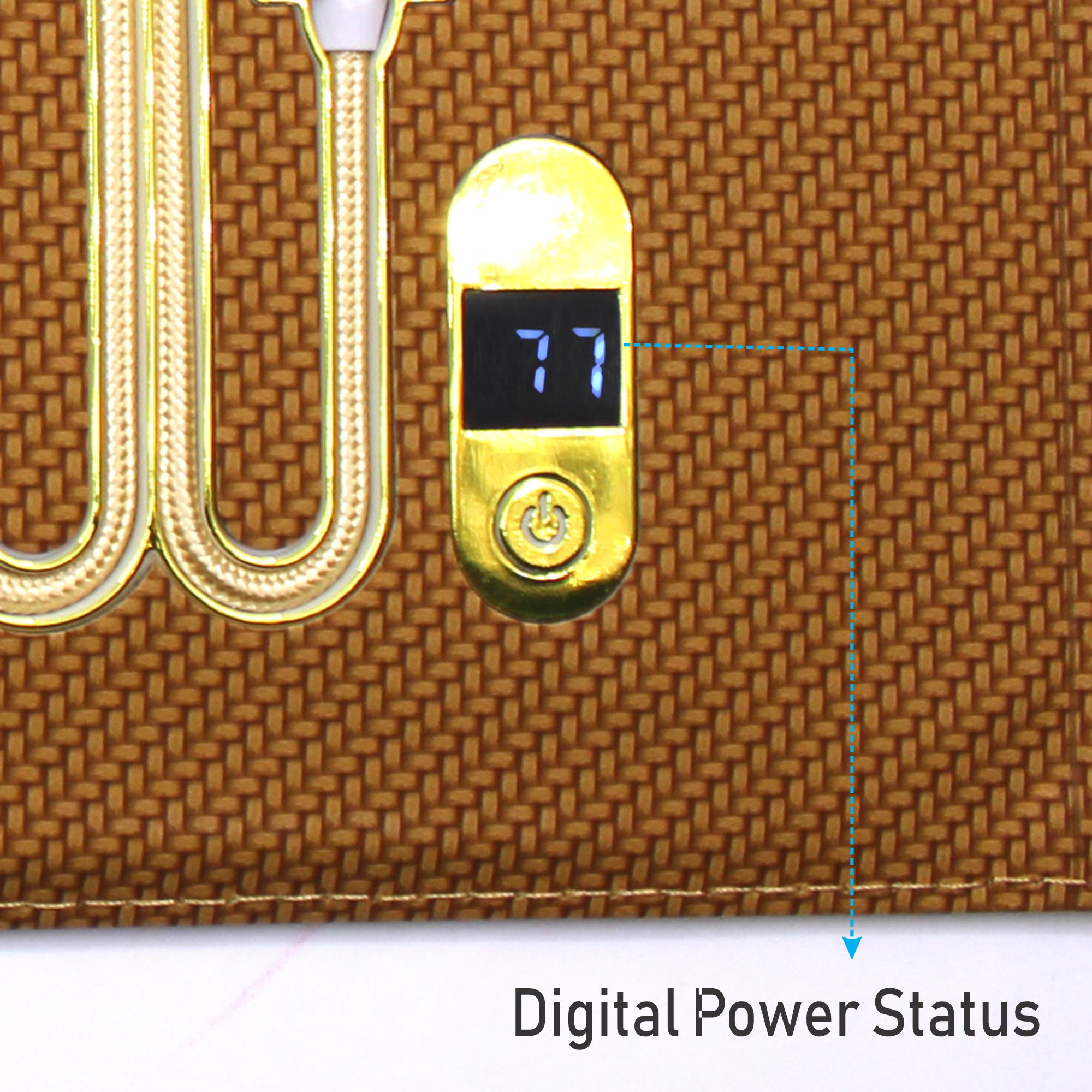 Sparq Smart Wireless Charging 8000 mAh Powerbank Notebook (Free Name Personalisation) - Tan