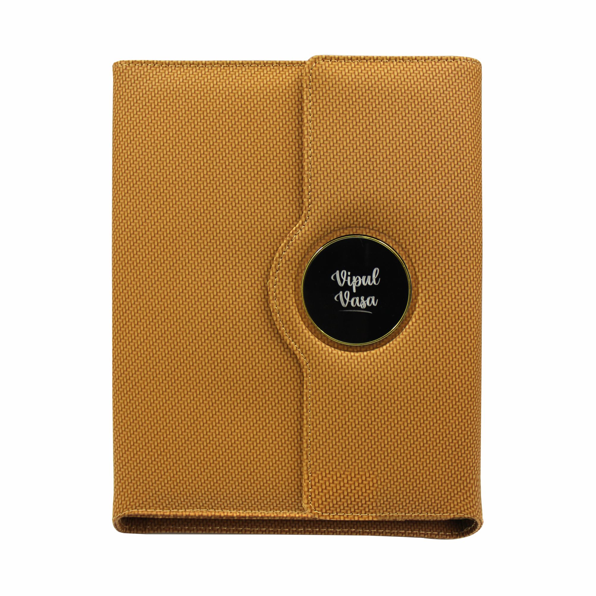Sparq Smart Wireless Charging 8000 mAh Powerbank Notebook (Free Name Personalisation) - Tan