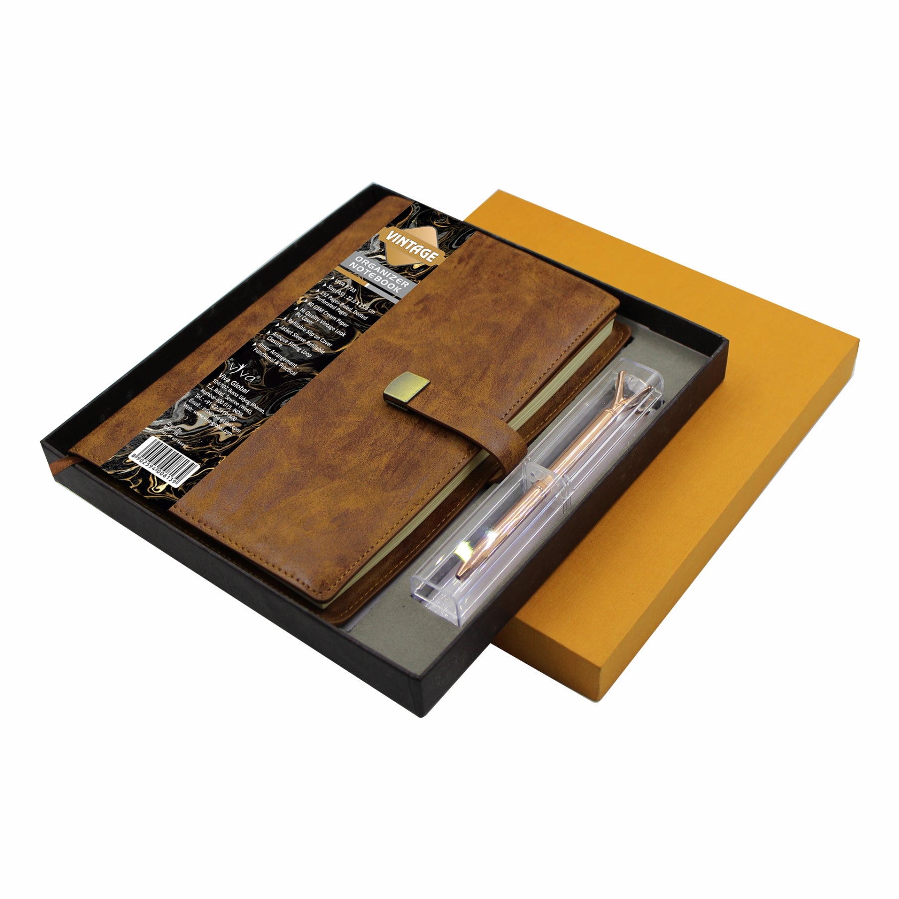 Vintage - NP 2Pc Gift Set (Notebook + Pen)